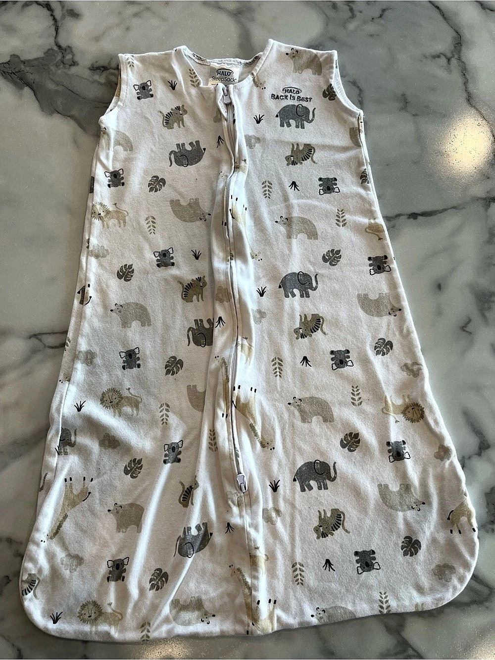 HALO SleepSack Baby 6-12M Animal Print Sleep Sack
